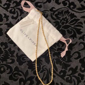 Olive & Piper Muse 18K gold plated 3mm Necklace
